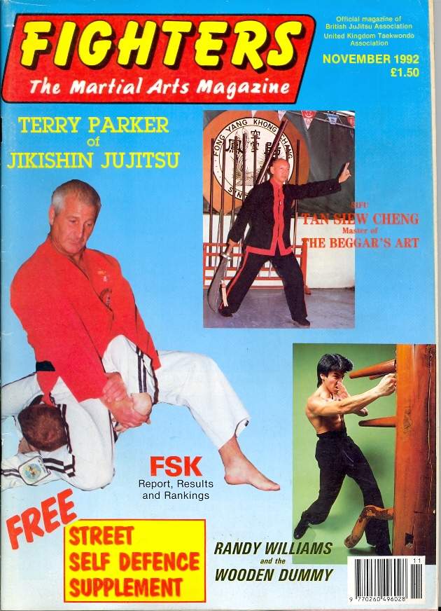 Fighters the Martial Arts Magazine avec Randy Williams, Novembre 1992